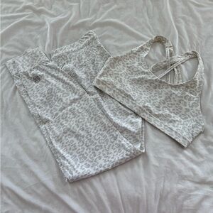 Salty Honey Women's Leopard Print jogger set